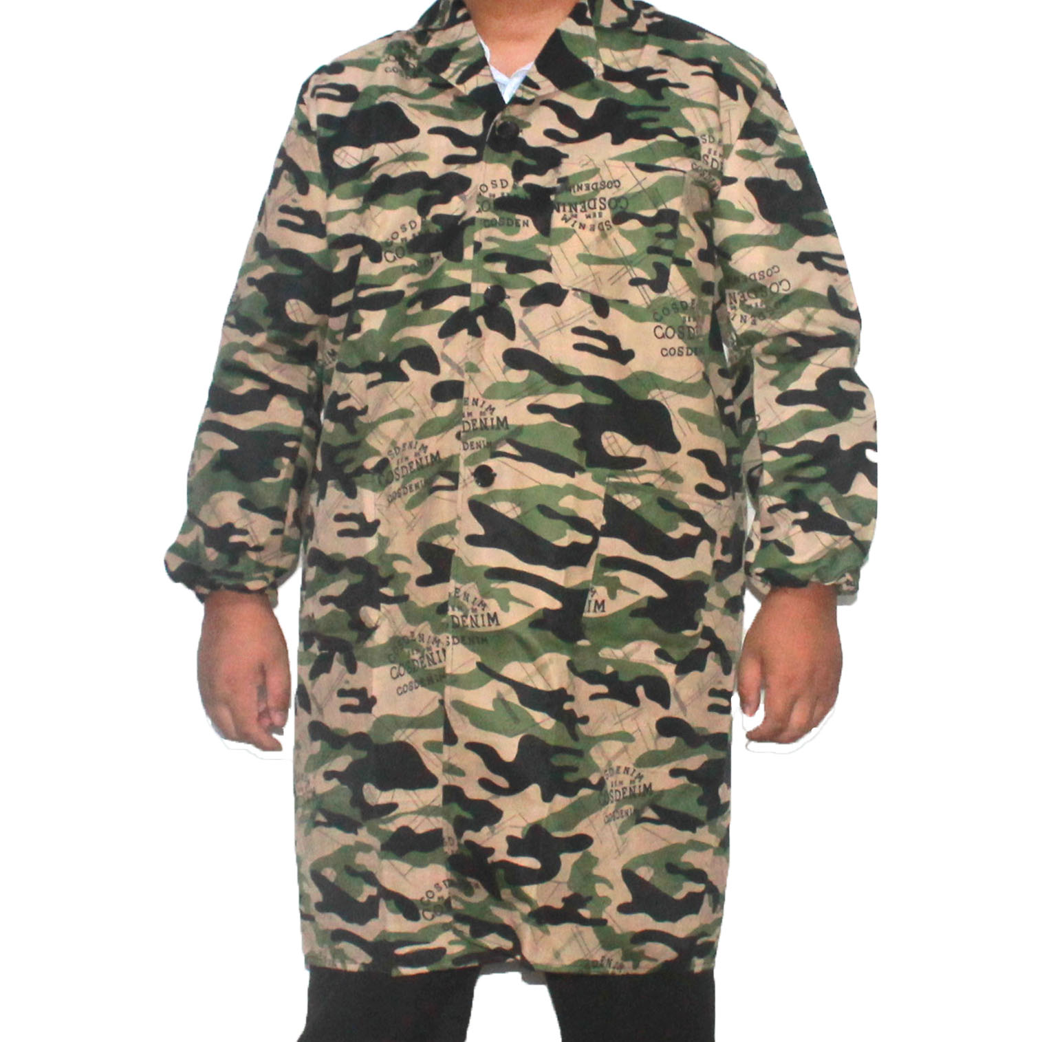 迷彩长袖大褂工作服市场批发价格