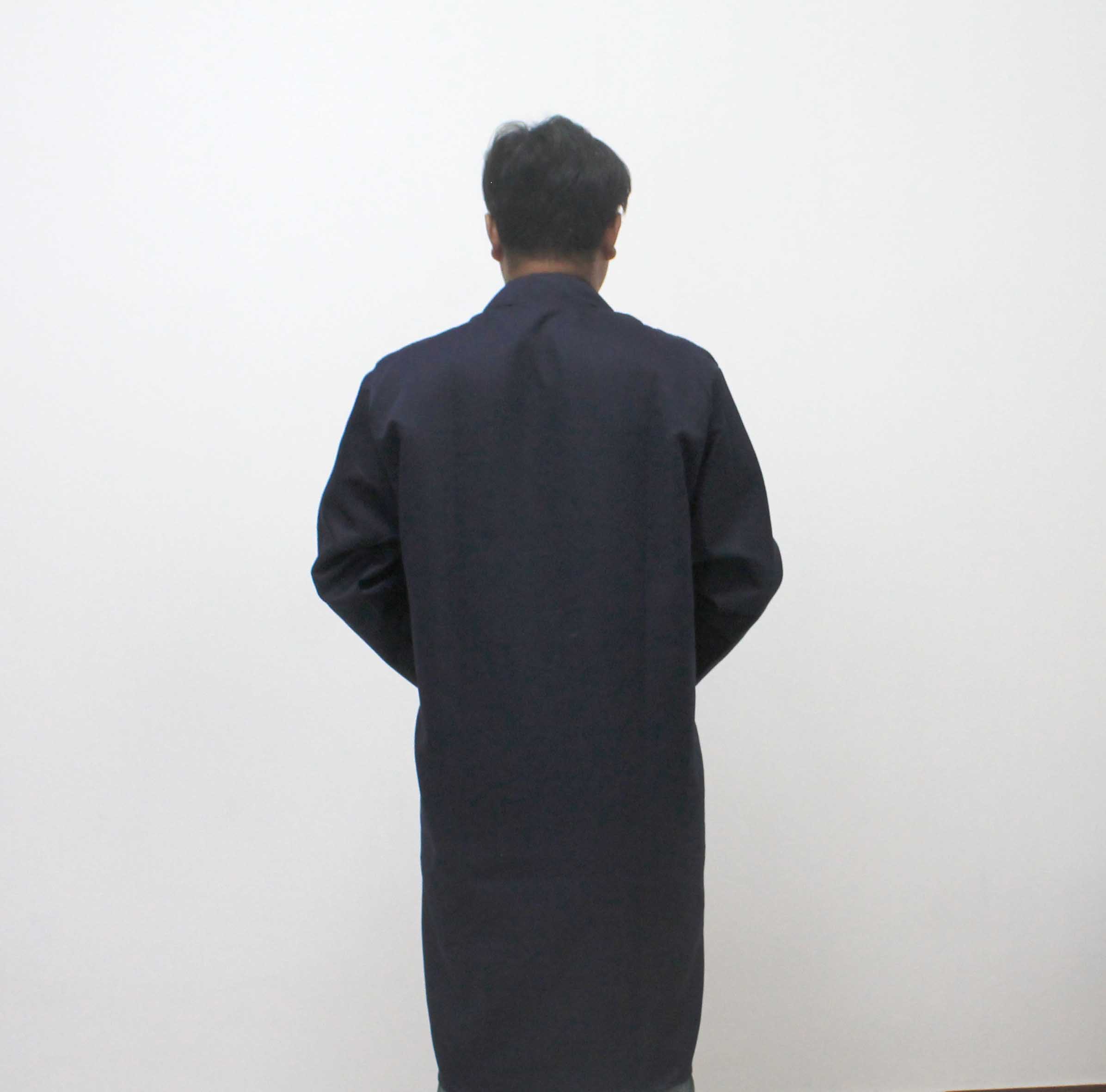 制服呢蓝色大褂工作服价格
